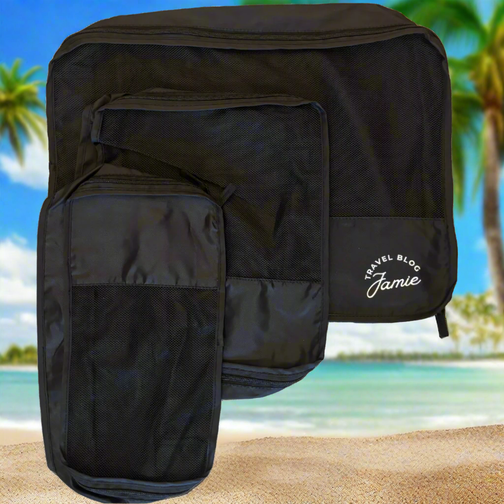 3 Piece Packing Cube Set - Black